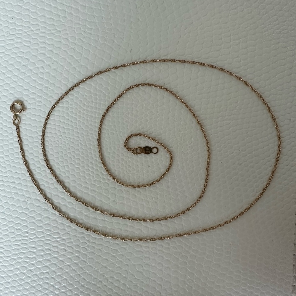 Solid Gold Singapore Chain - image 1